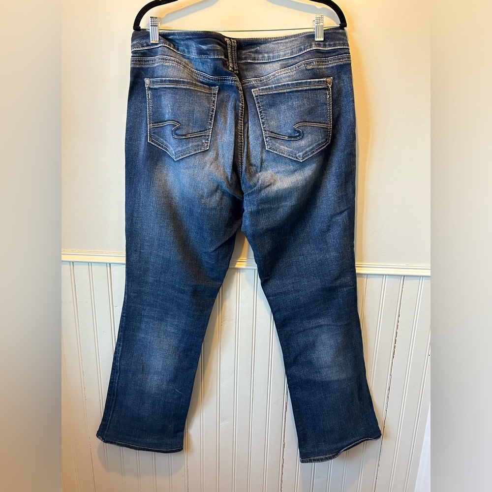 Women’s Silver Suki Slim Boot Jeans size W36/L33